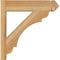 Ekena Millwork Olympic Rough Sawn Arts and Crafts Outlooker, Western Red Cedar, 6"W x 22"D x 22"H OUT06X22X22OLY03RWR - alternate 3